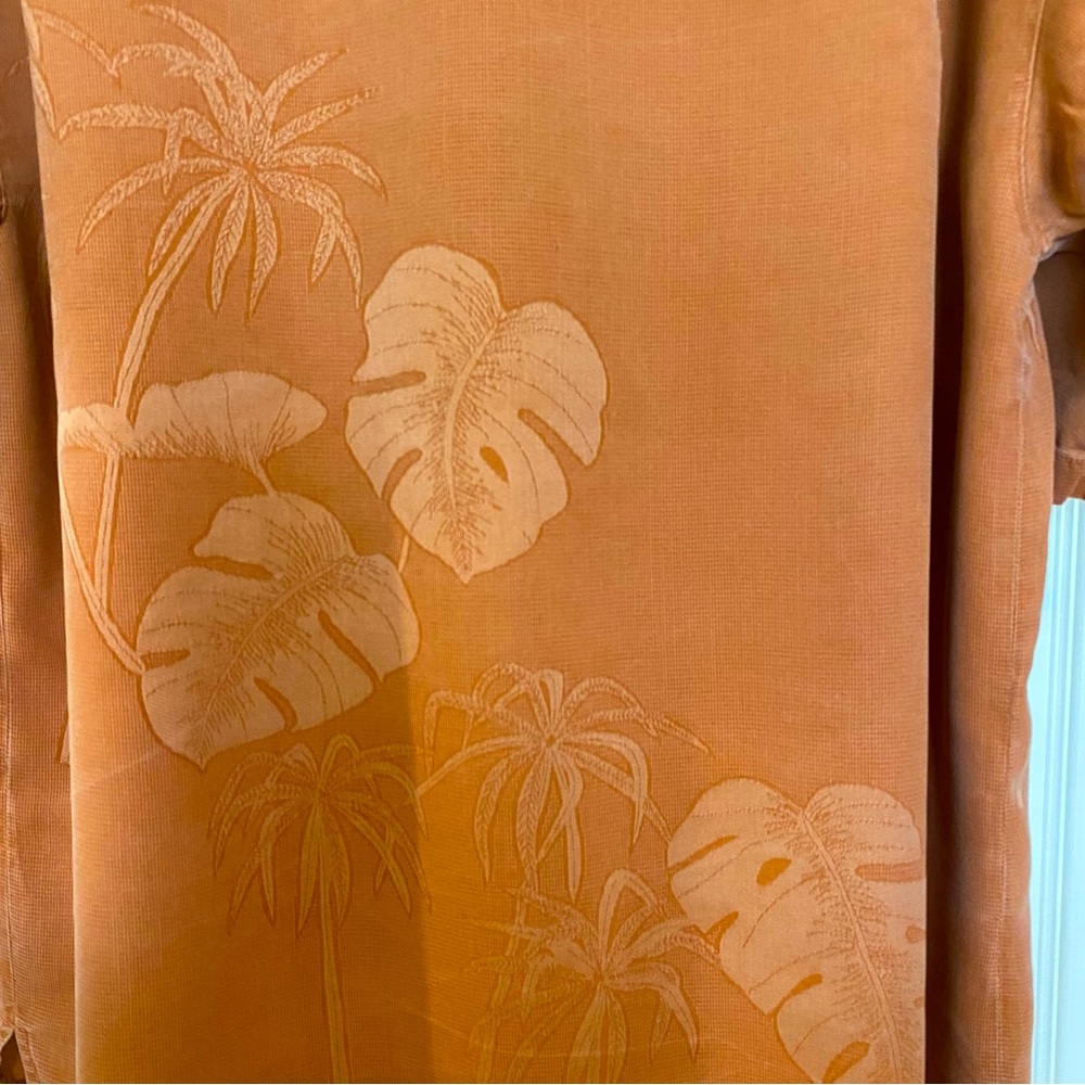 Tommy Bahama Rust Colored Button Down Short Sleev… - image 4
